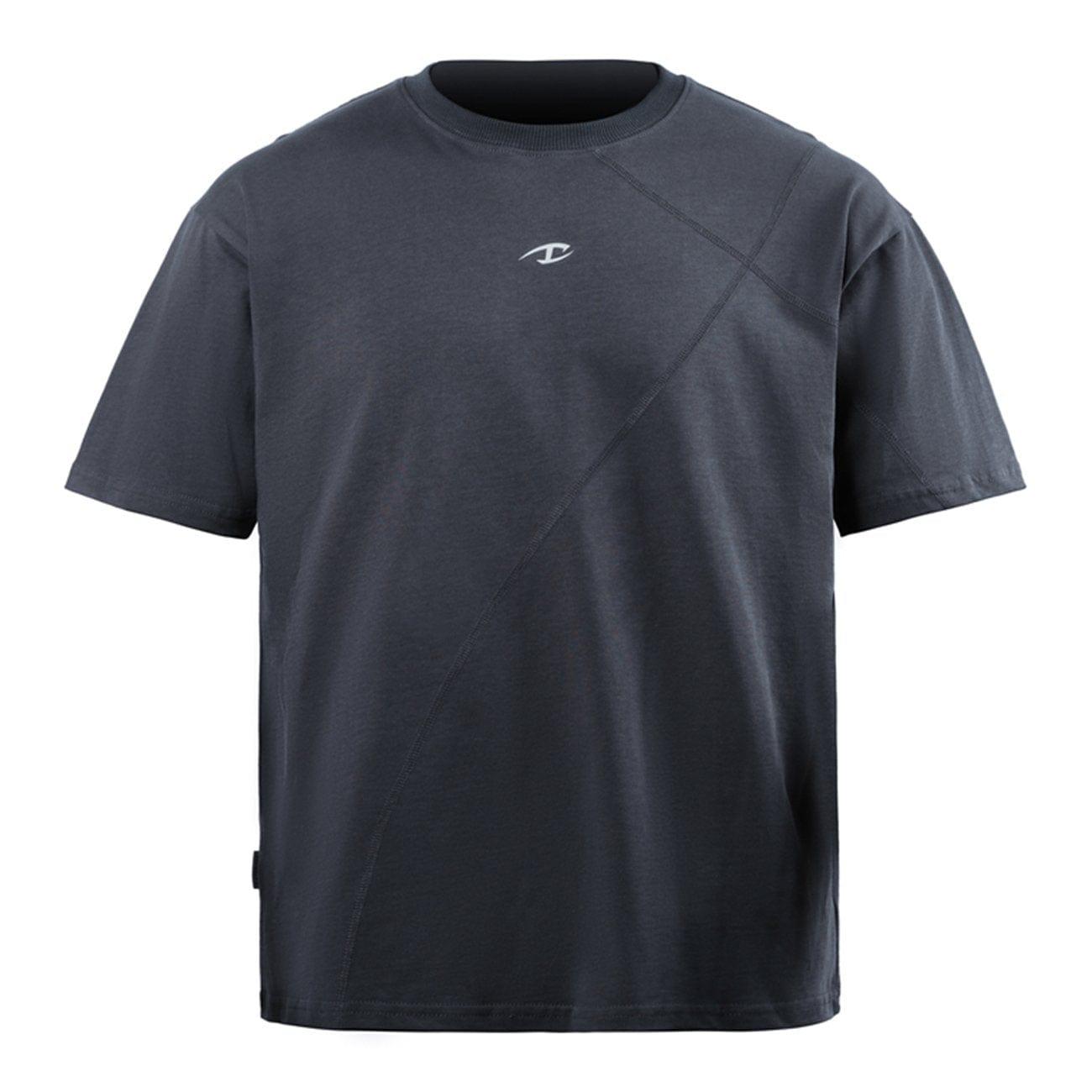 Dividing Line Reflective Logo Tee