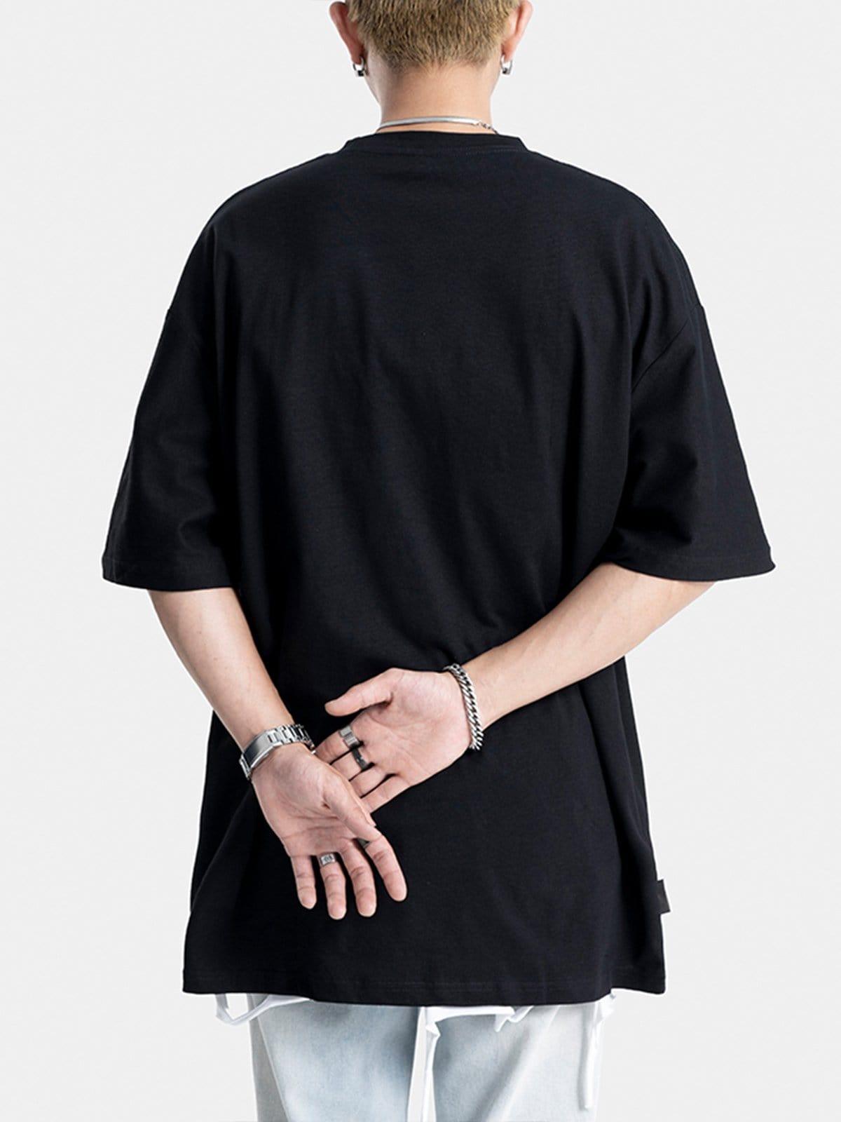 Paper Clip Skeleton Graphic Tee