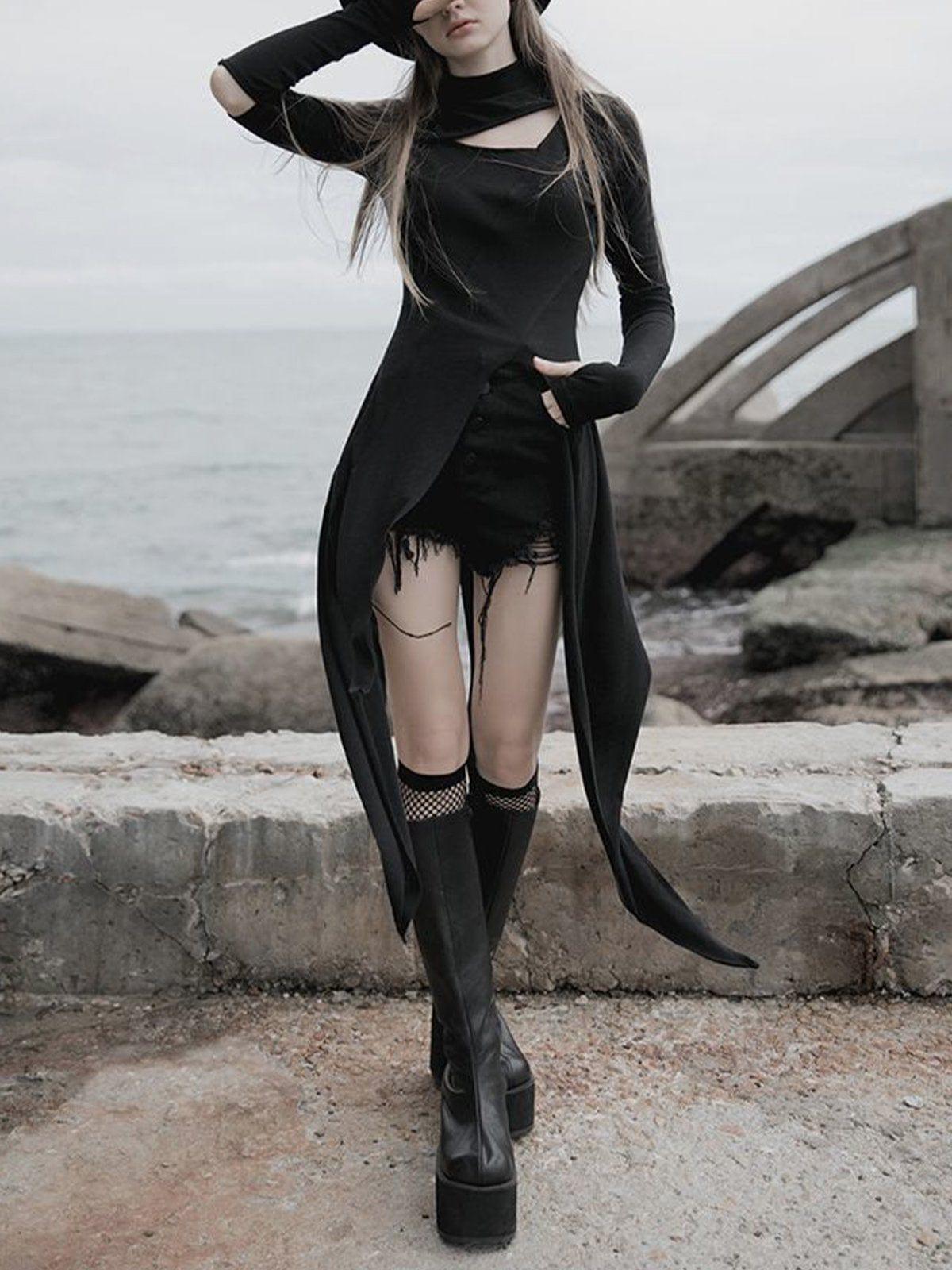 Cut Irregular Split Dress