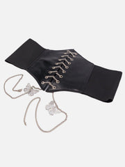Bow Tie Chain Bondage Belt