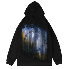Dark Thorns Necklace Print Hoodies