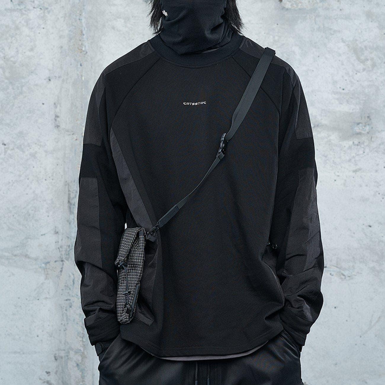 Functional Ninja Patchwork Sweatshirt