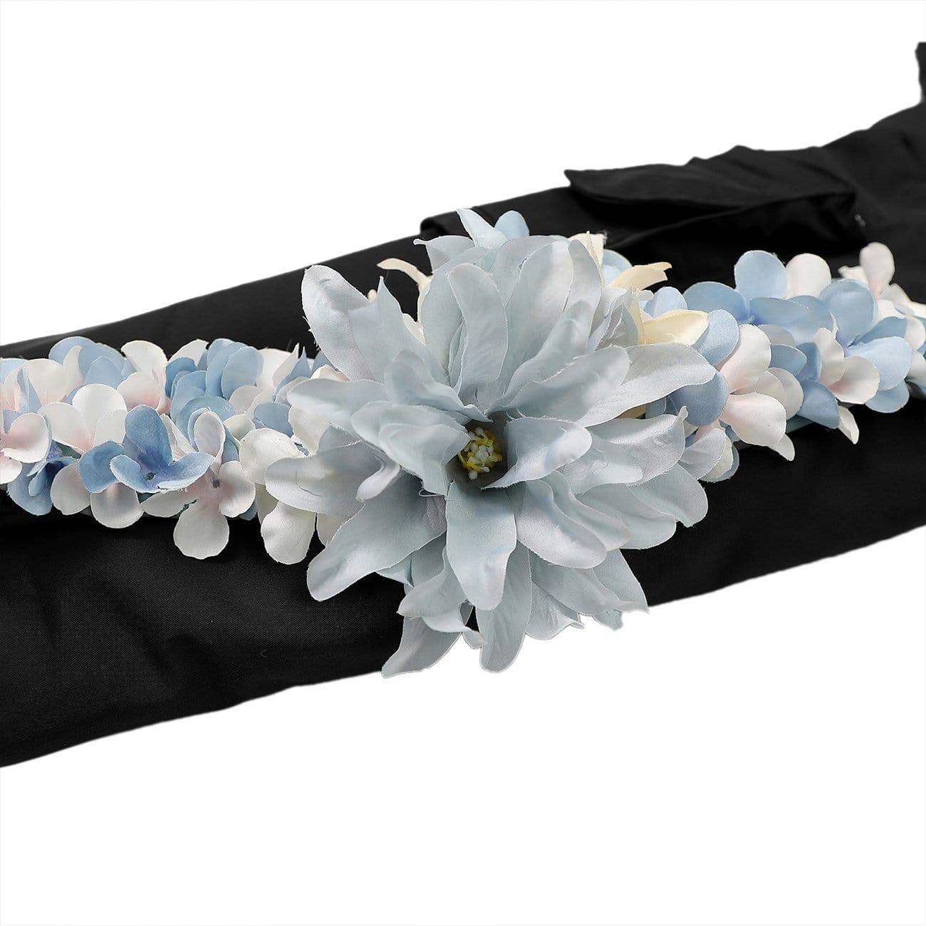 Hidden Flowers Zipper Winter Coat