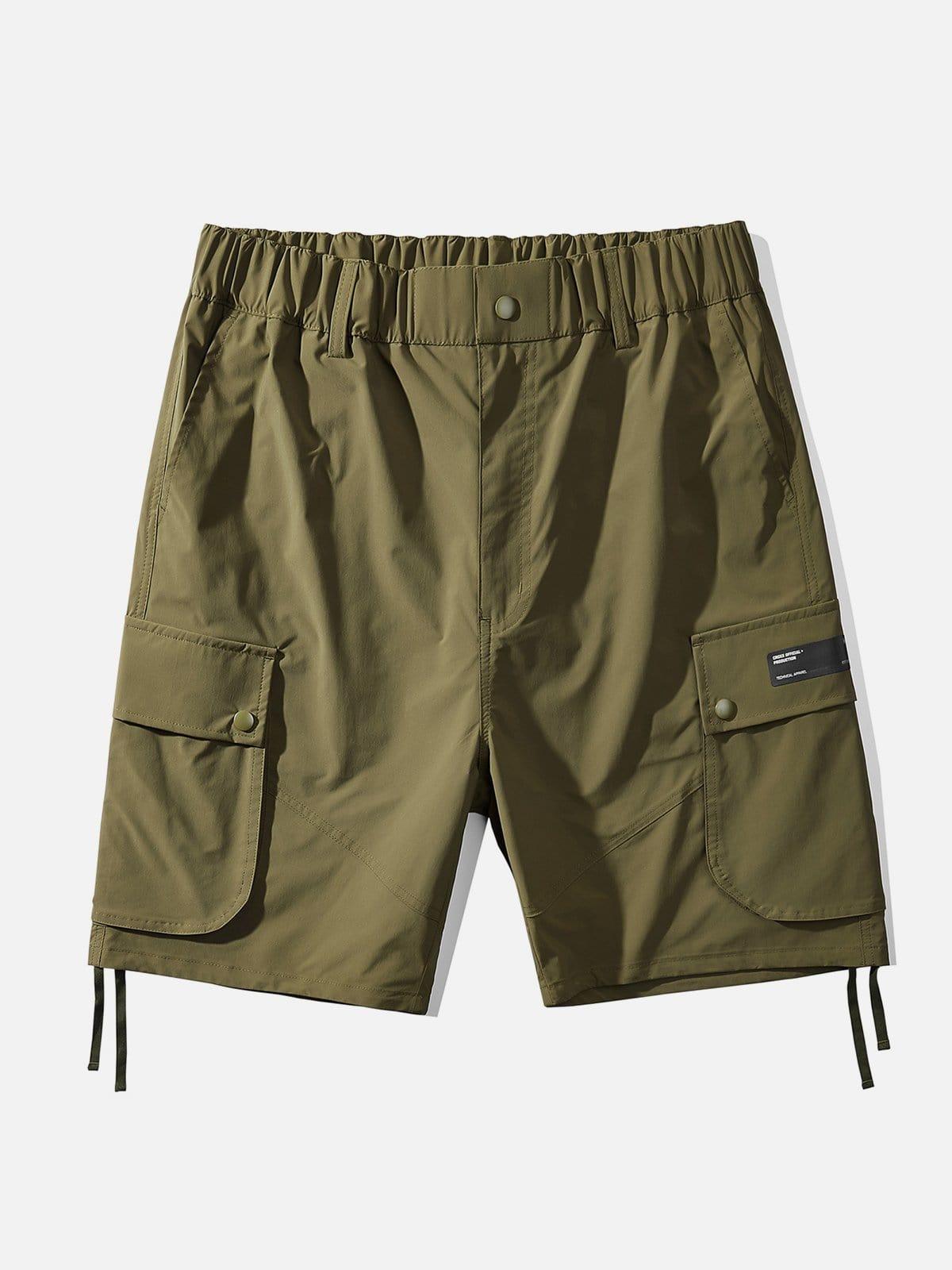 Drawstring Elastic Shorts