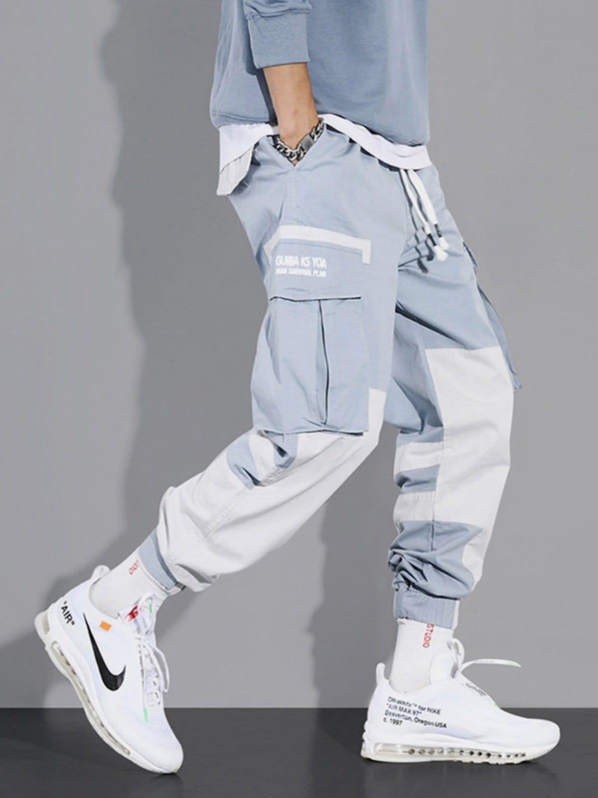Big Pockets Patchwork Cargo Pants