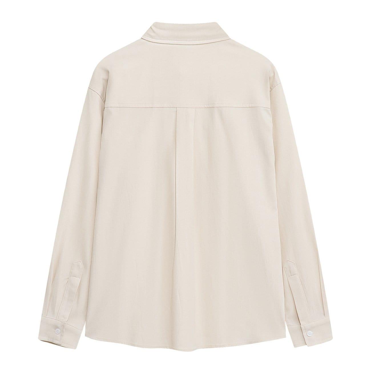 Ribbon Long Sleeve Shirt
