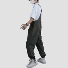 Bandage Ribbons Cotton Overalls
