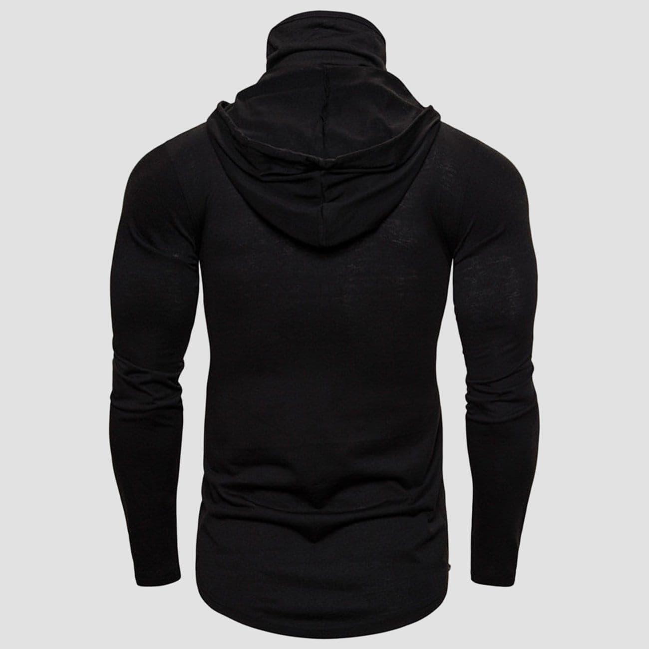 Ninja Skull Mask Print Hoodie