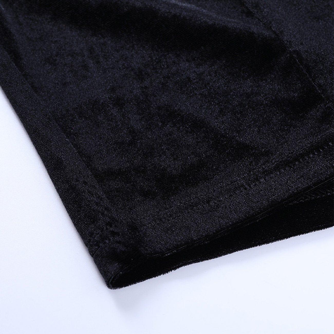 Tie Rope Lantern Sleeve T Shirt