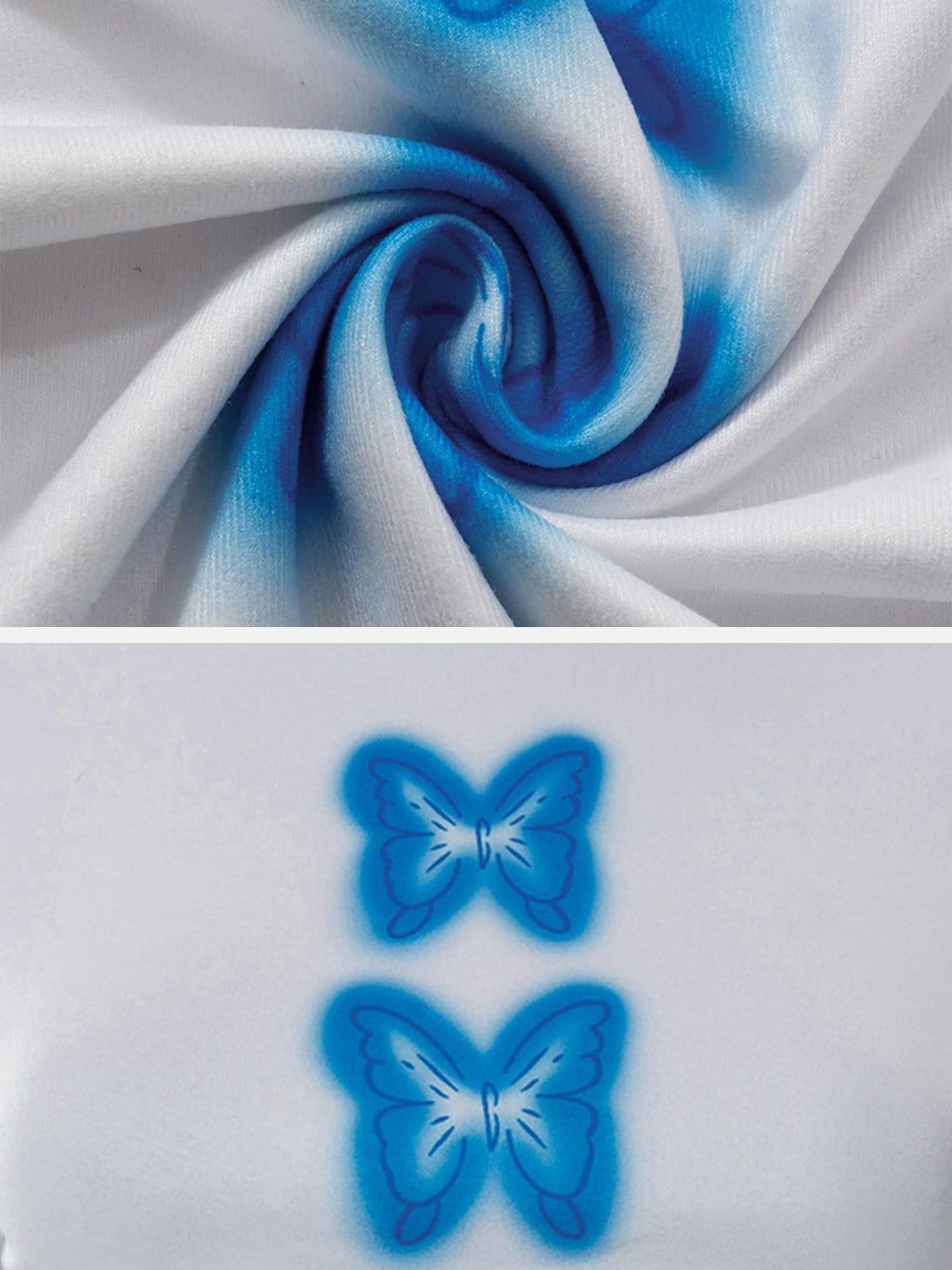 Doodle Butterfly Short Sleeve T Shirt