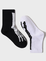 Foot Bone Pattern Socks