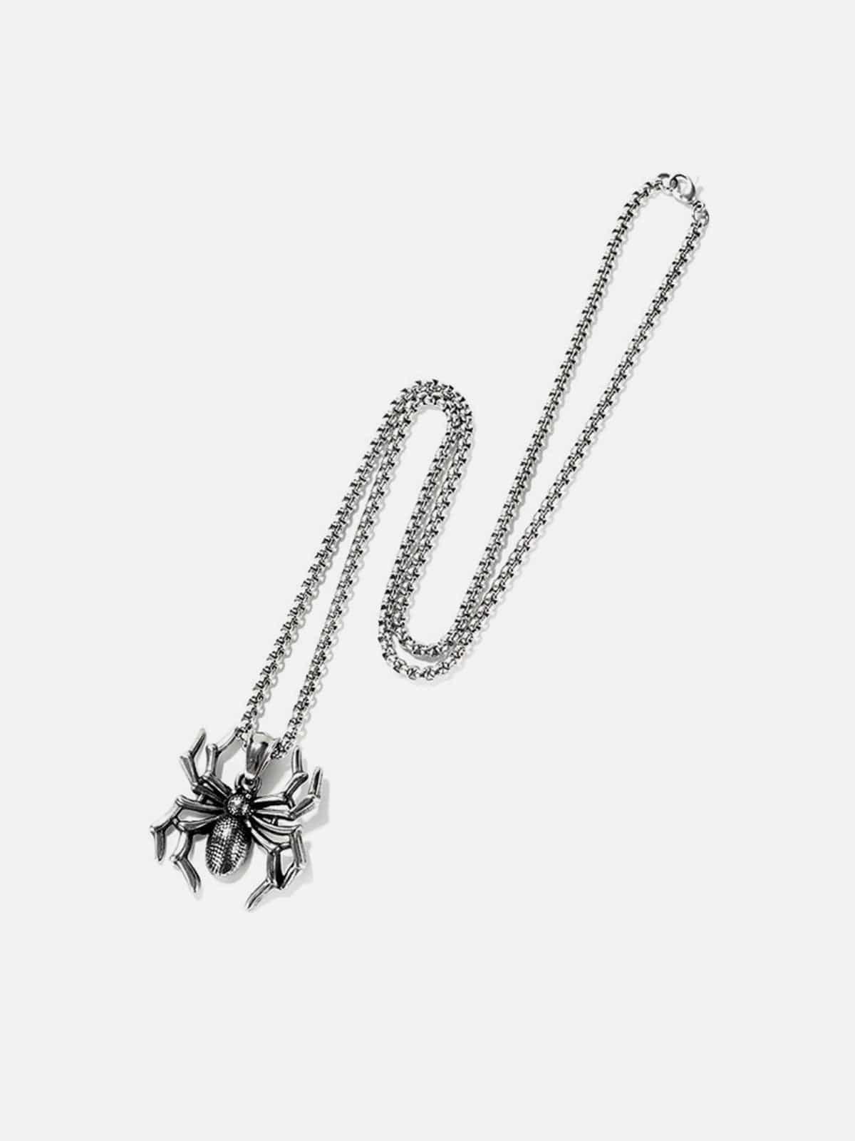 Punk Spider Necklace