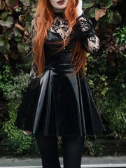 Dark Slim Fit Skirt