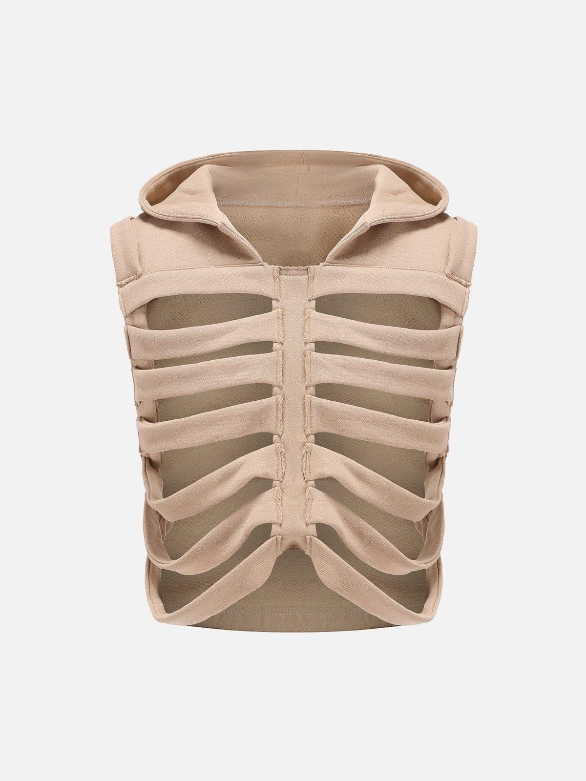 Cutout Hooded Vest