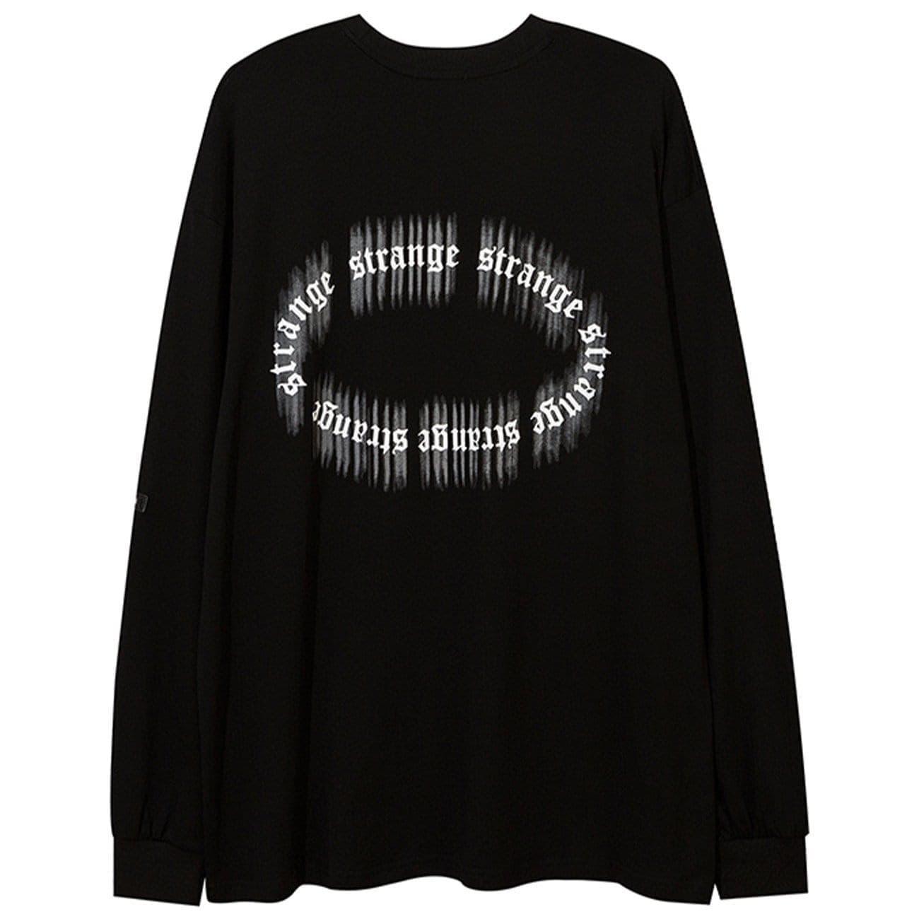 Phantom Alphabet Prisoner Print Sweatshirt