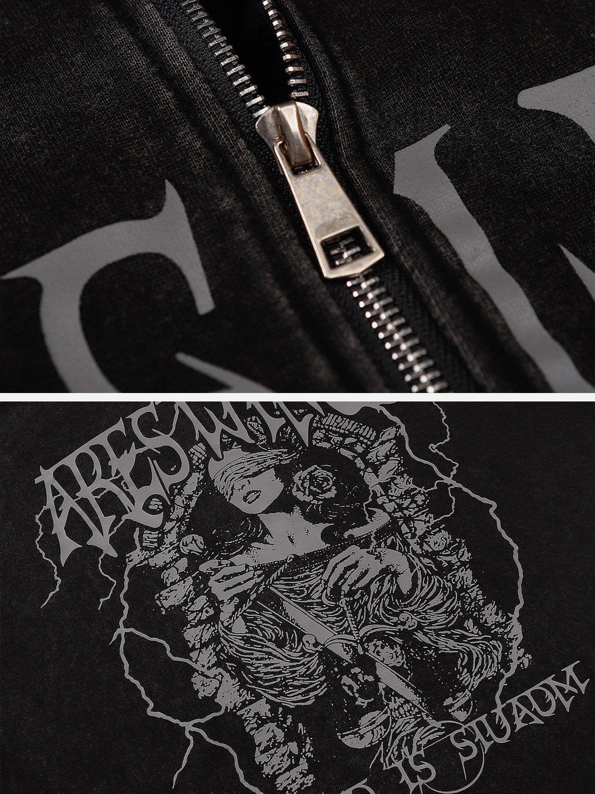 Lightning Beauty Washed Hoodie