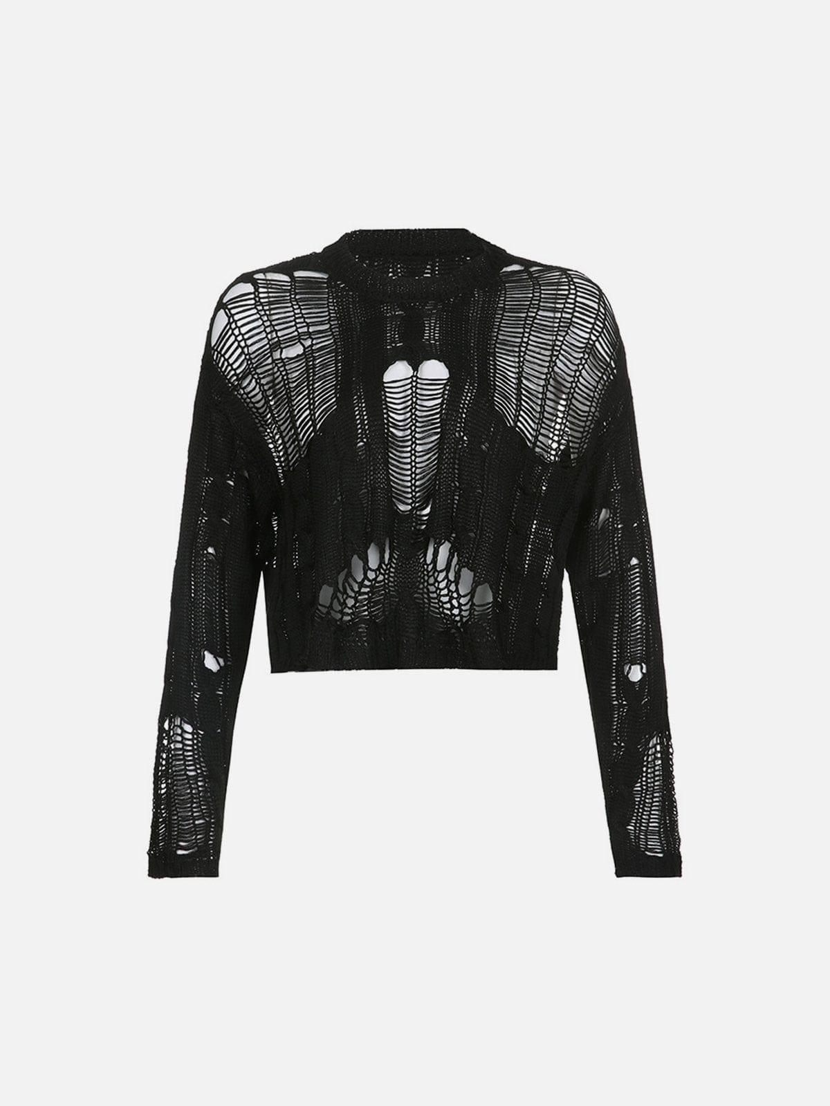 Hollow Mesh Sweater