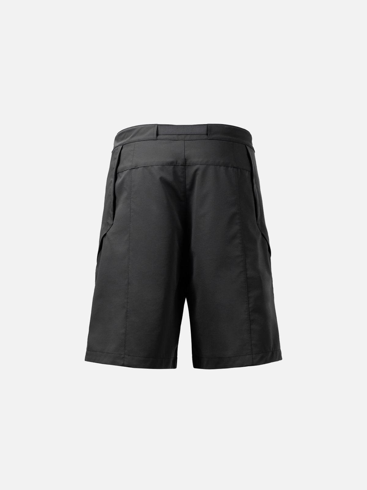 Double Ribbon Curved Shorts