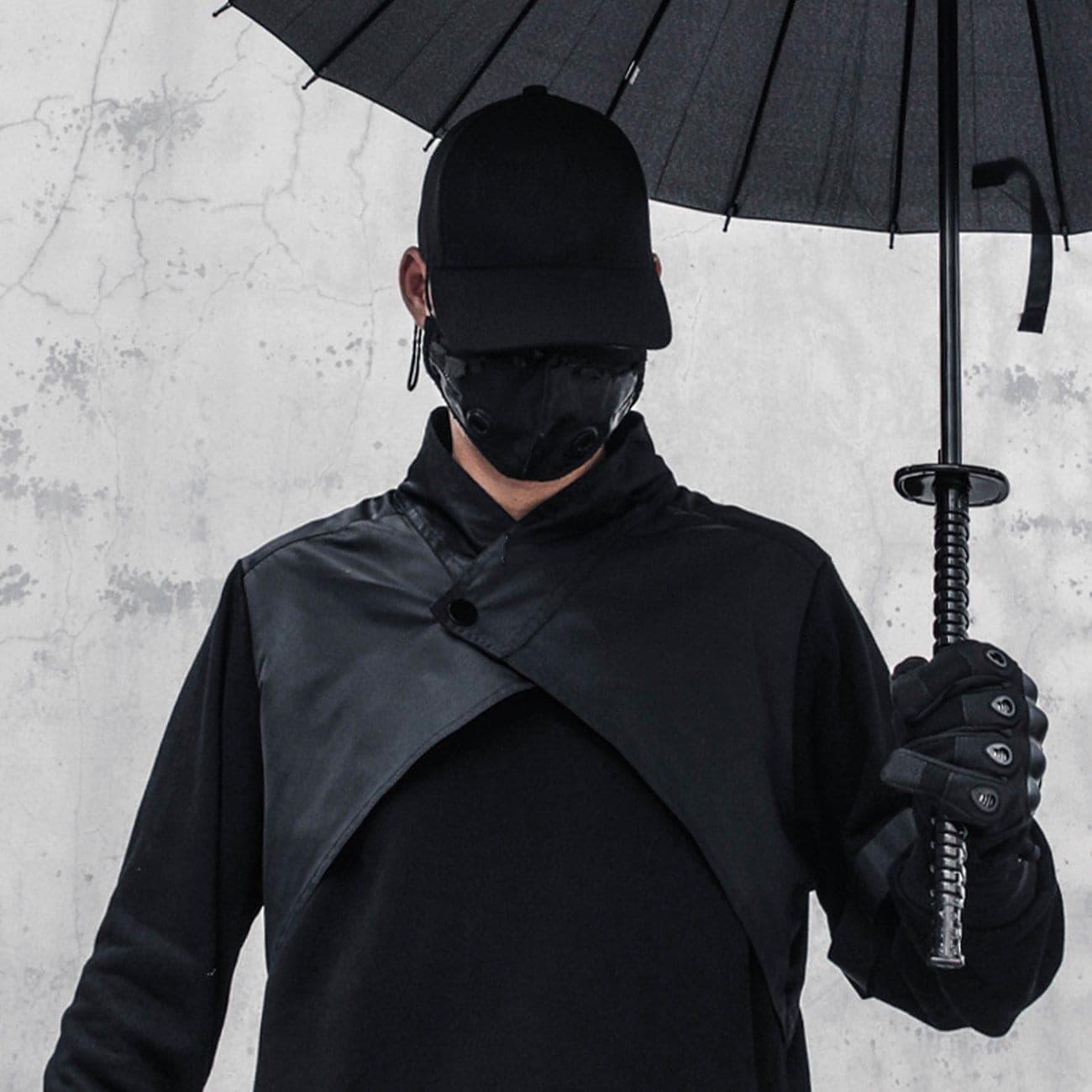 Dark Function Patchwork Fake Two Sweatshirt