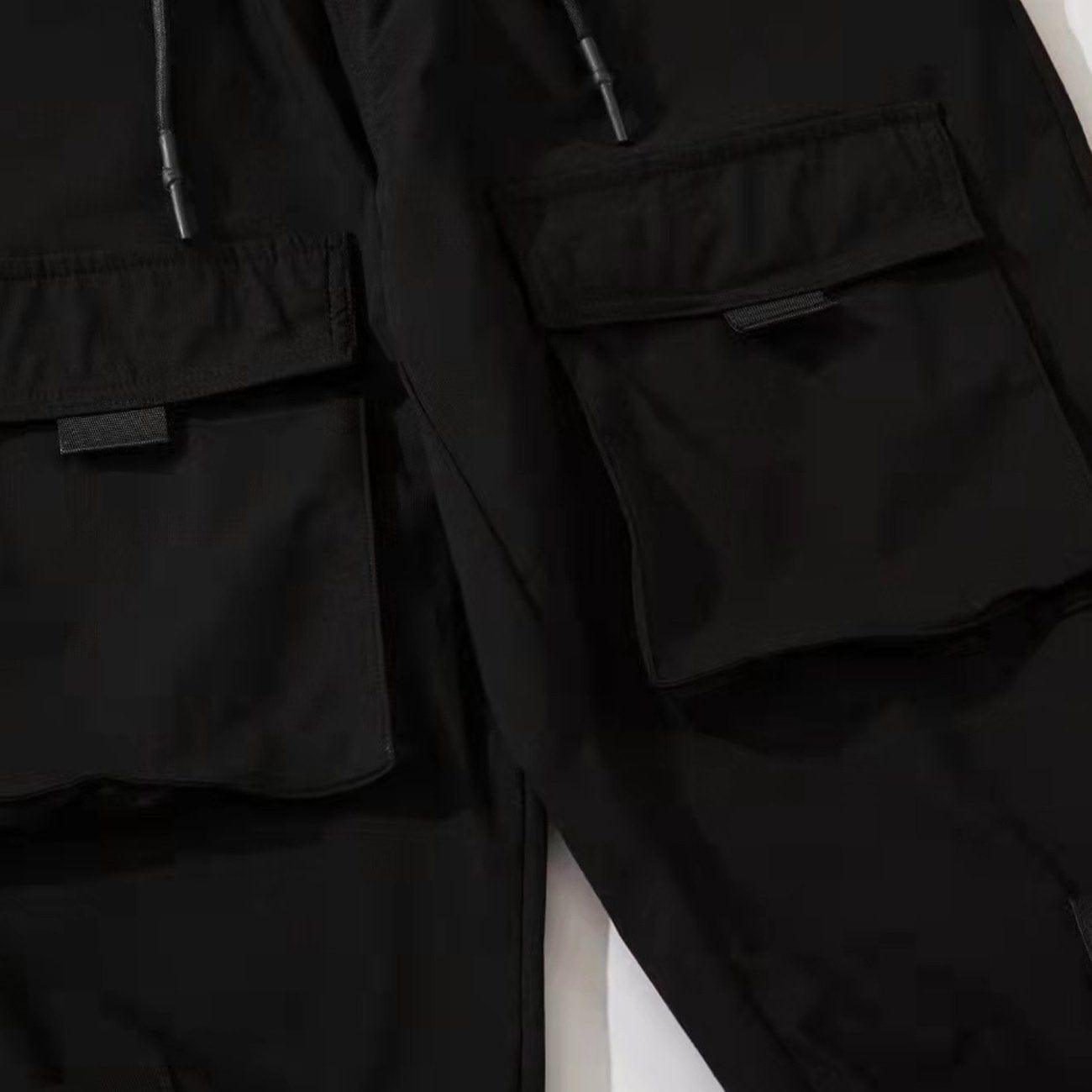 Multi Pockets Drawstring Pants