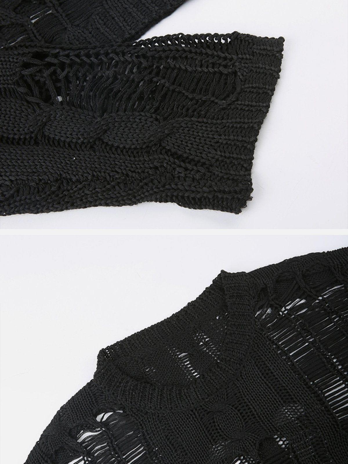 Hollow Mesh Sweater