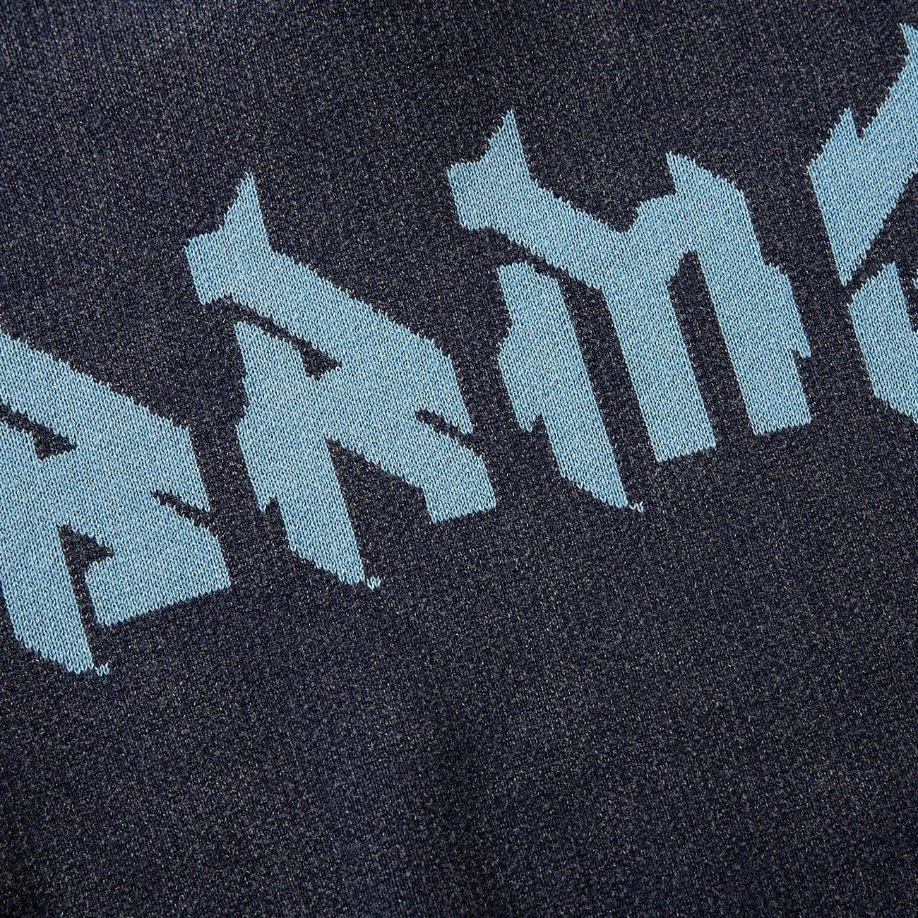 Mechanical Print Washed Sweatshirt