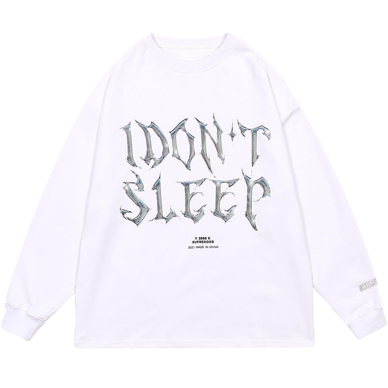 Mercury Letters Print Sweatshirt
