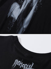 Blurred Silhouette Print Tee