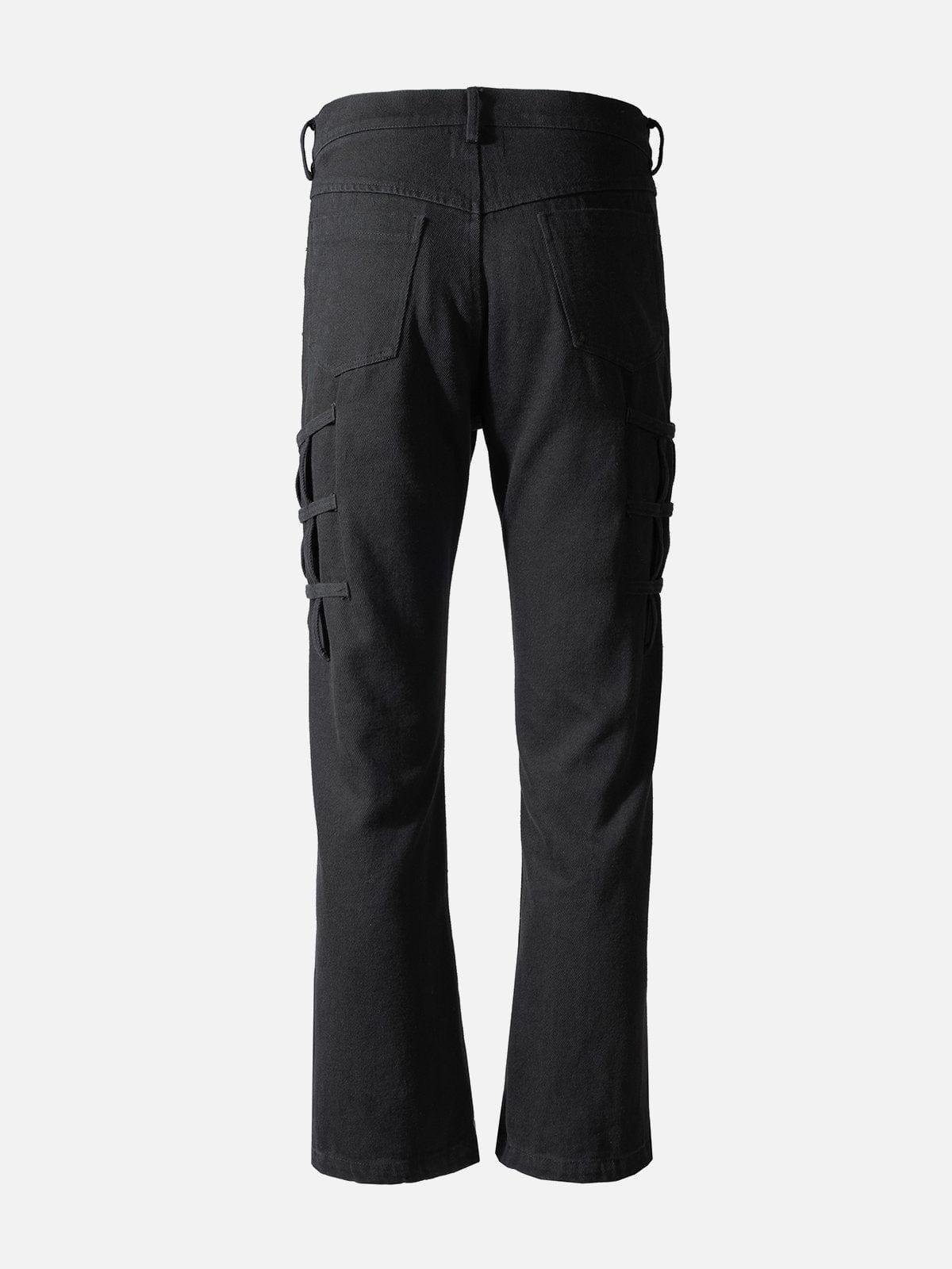 Zip Up Side Pocket Pants
