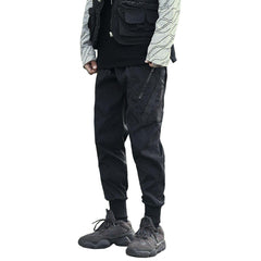 Techwear Oblique Zipper Pockets Cargo Pants