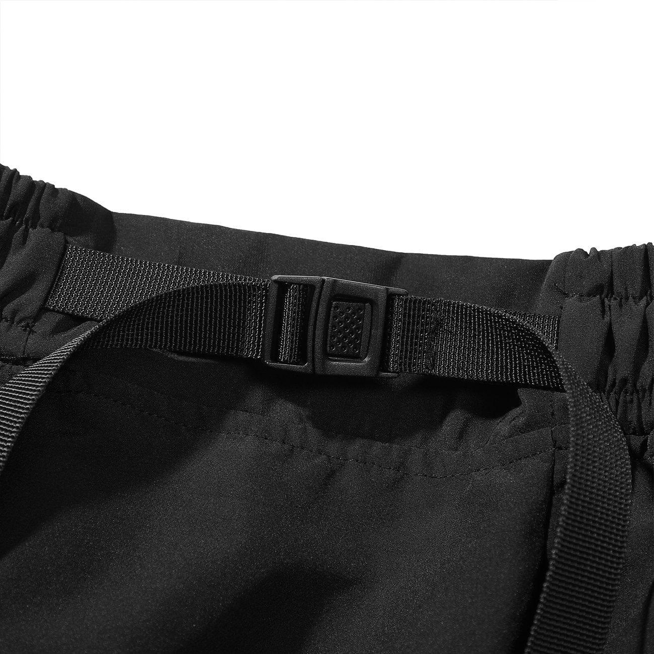 Multi Pockets Drawstring Calf Pants