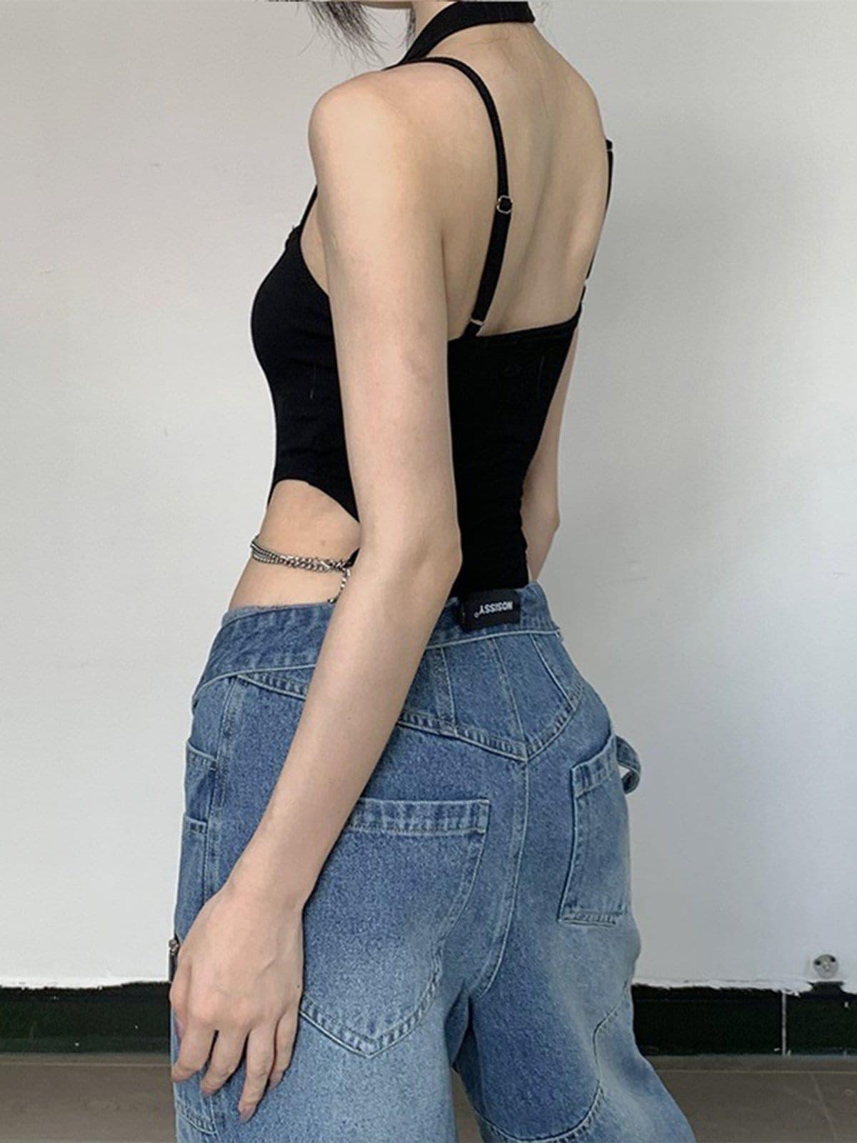 Hollow Chain Jumpsuit