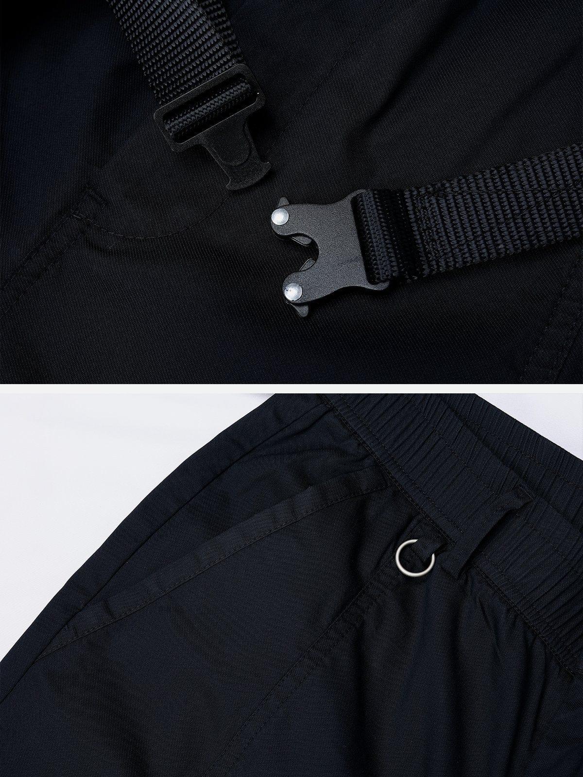 Multi Pockets Zip Up Cargo Pants