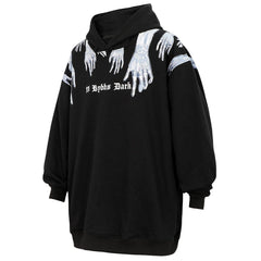 Ghost Palm Print Hoodie