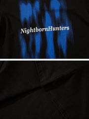 Blue Abstract Graphic Tee