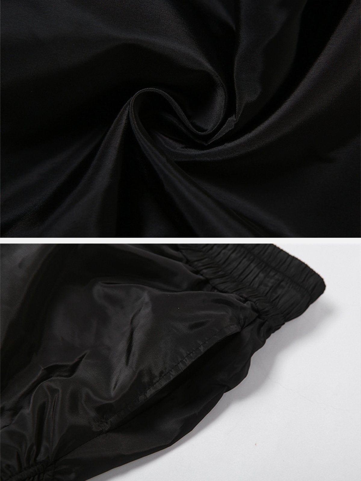 Smocked Loose Tie Casual Pant