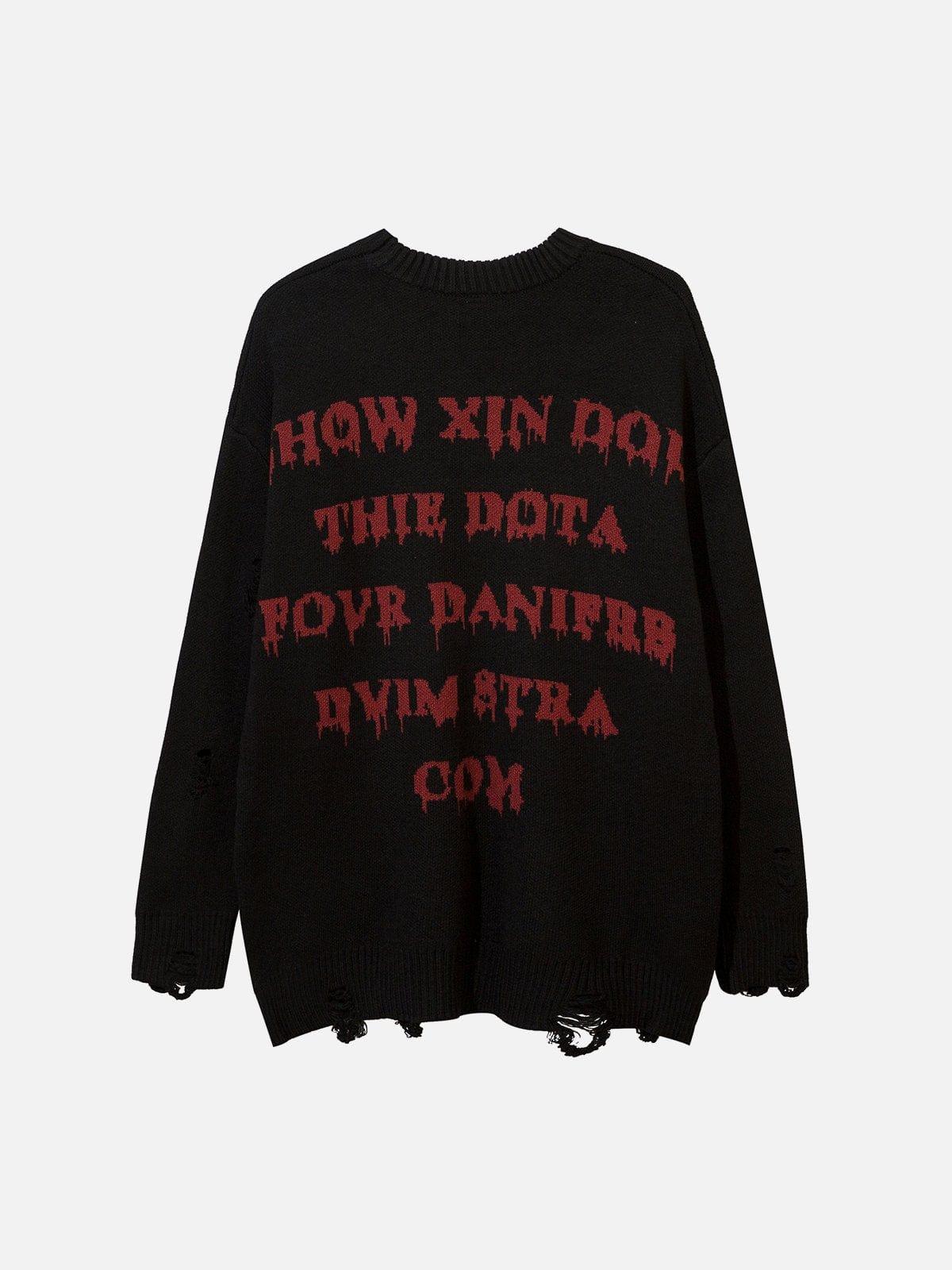 Film Effect Abstraite Sweater