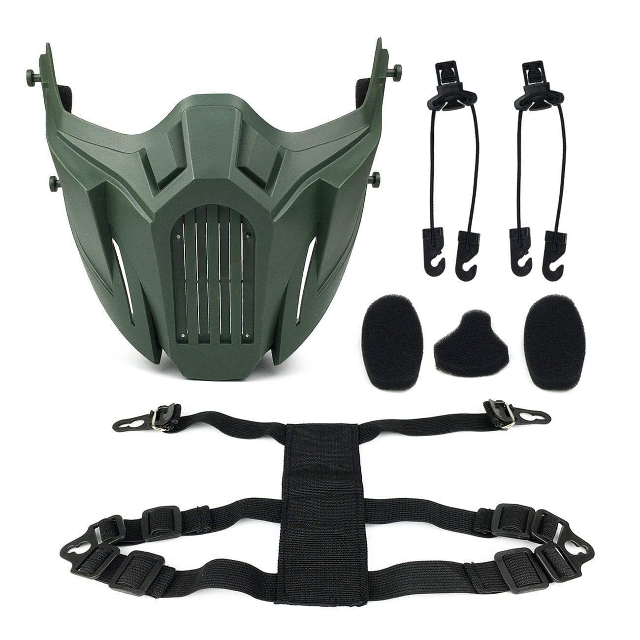 Punk Half Face Shield Mask