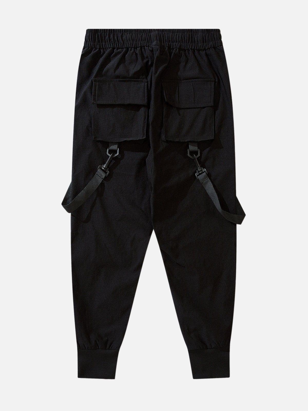 Long Ribbon Cargo Pants