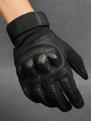 Combat Patchwork Armor PU Gloves