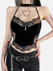 Sexy Lace Mesh Vest
