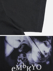 Dark Ripped Face Graphic Tee