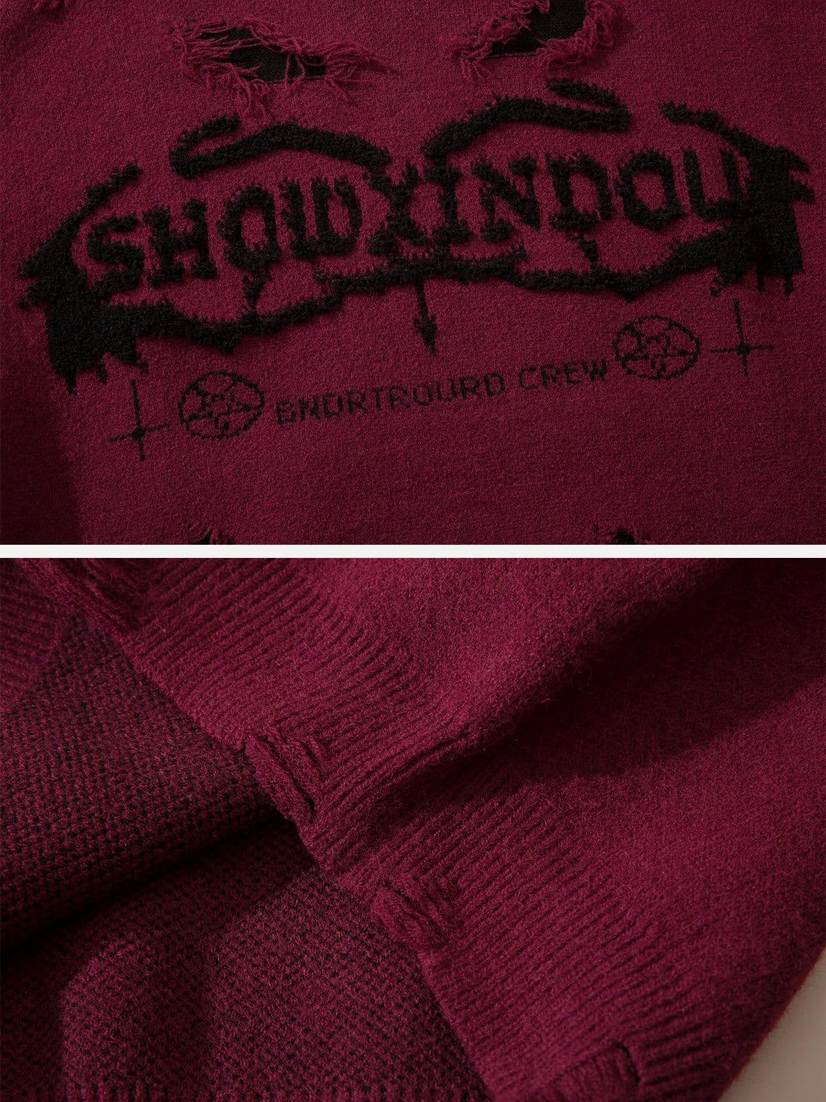 Cut Hollow Sweater