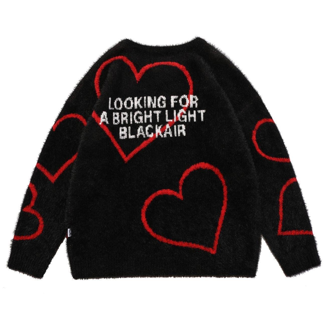 Love Pin Knitted Sweater