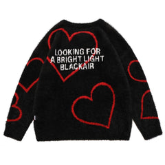 Love Pin Knitted Sweater