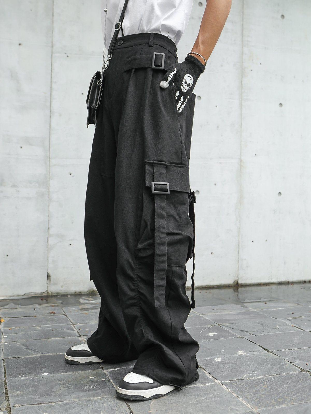 Long Pocket Ribbon Cargo Pant
