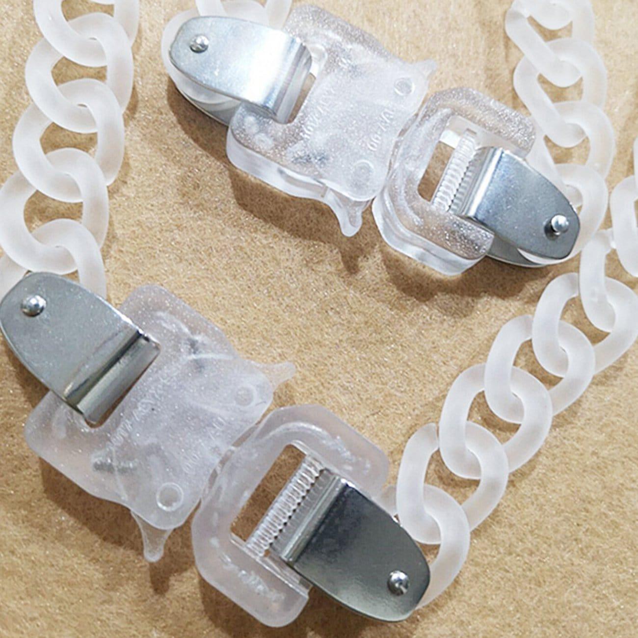 Cyberpunk Acrylic Chain Necklace