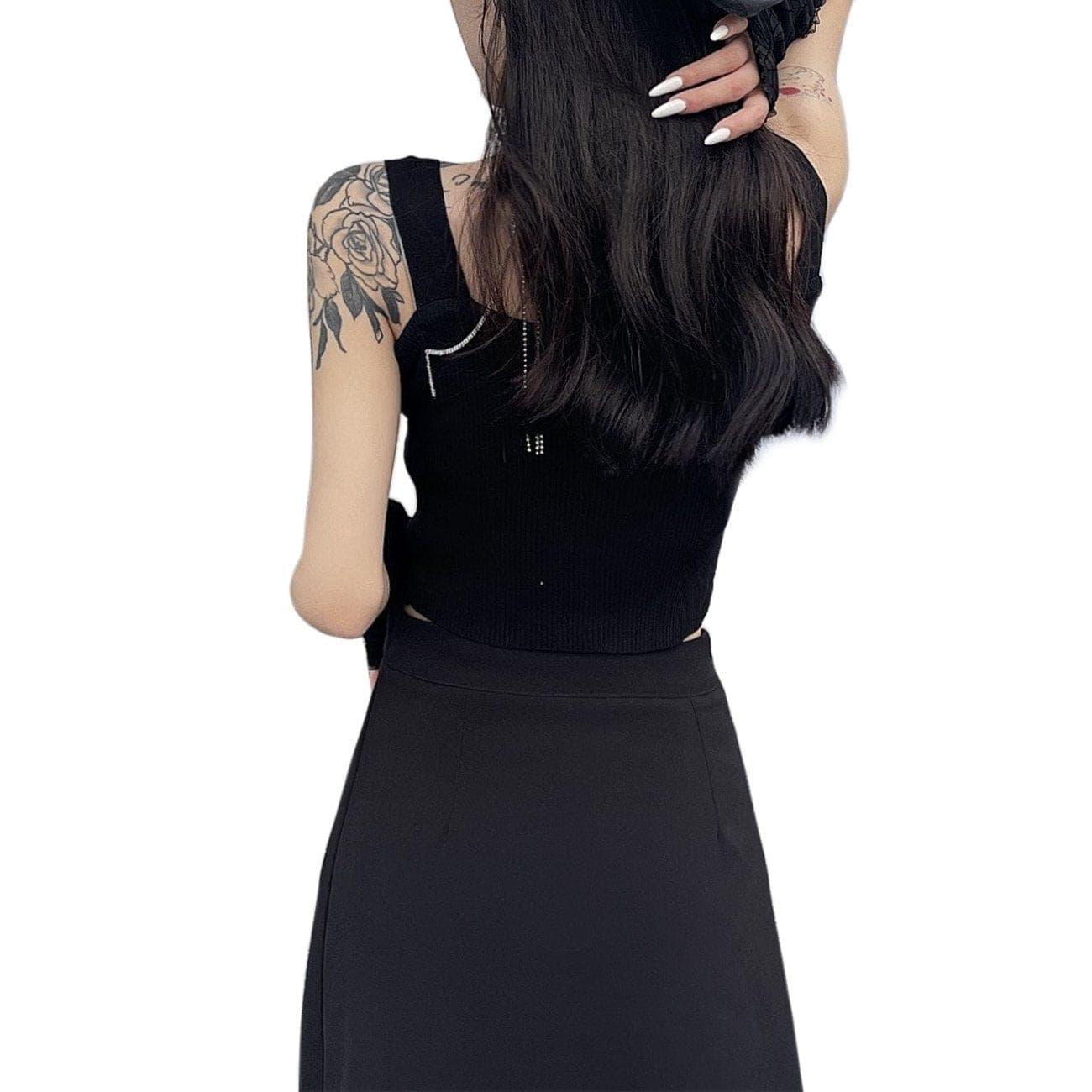 Dark Moon Embroidered Vest