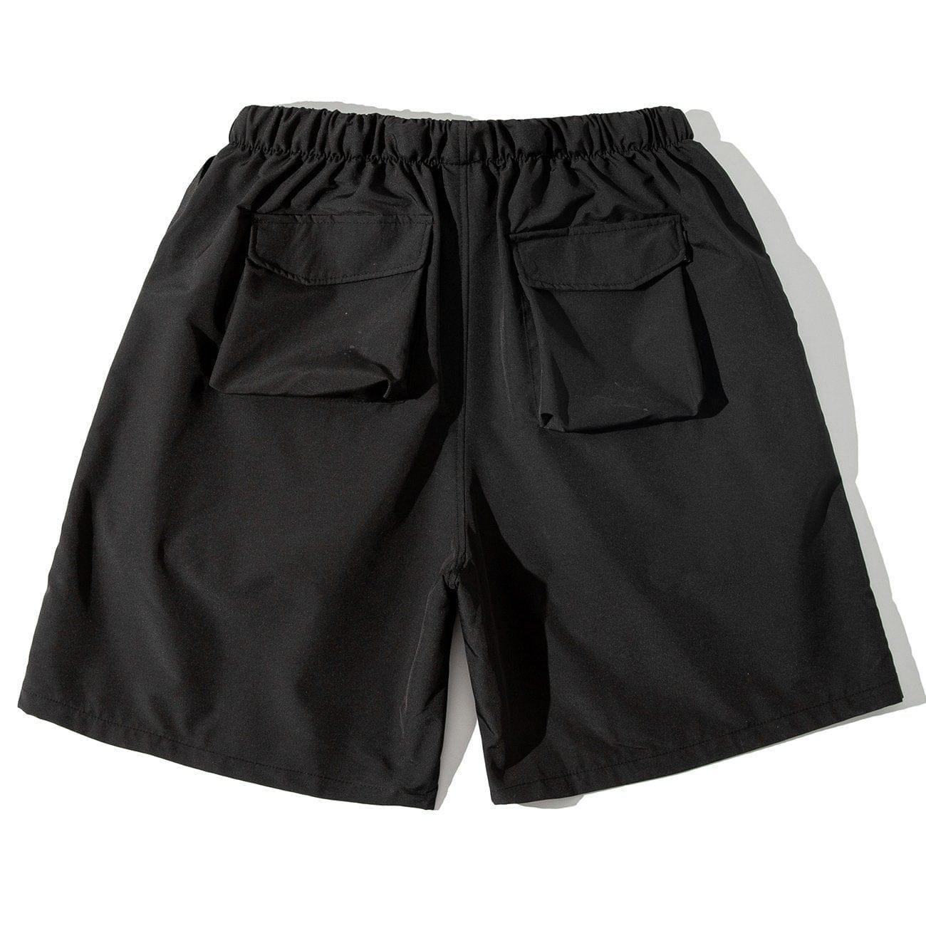 Multi Pockets Drawstring Cargo Shorts