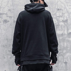 Dark Personalized Pockets Ribbons Hoodie